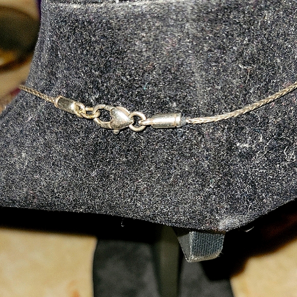 Brighton Silver Plated Necklace with Elegant Square Reversable Pendant $20 - Picture 12 of 12